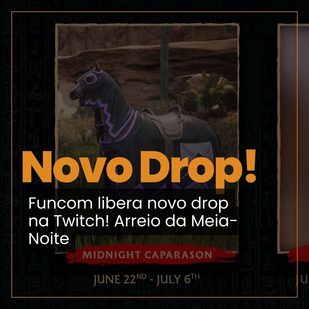 Novo Drop na Twitch TV de Conan Exiles